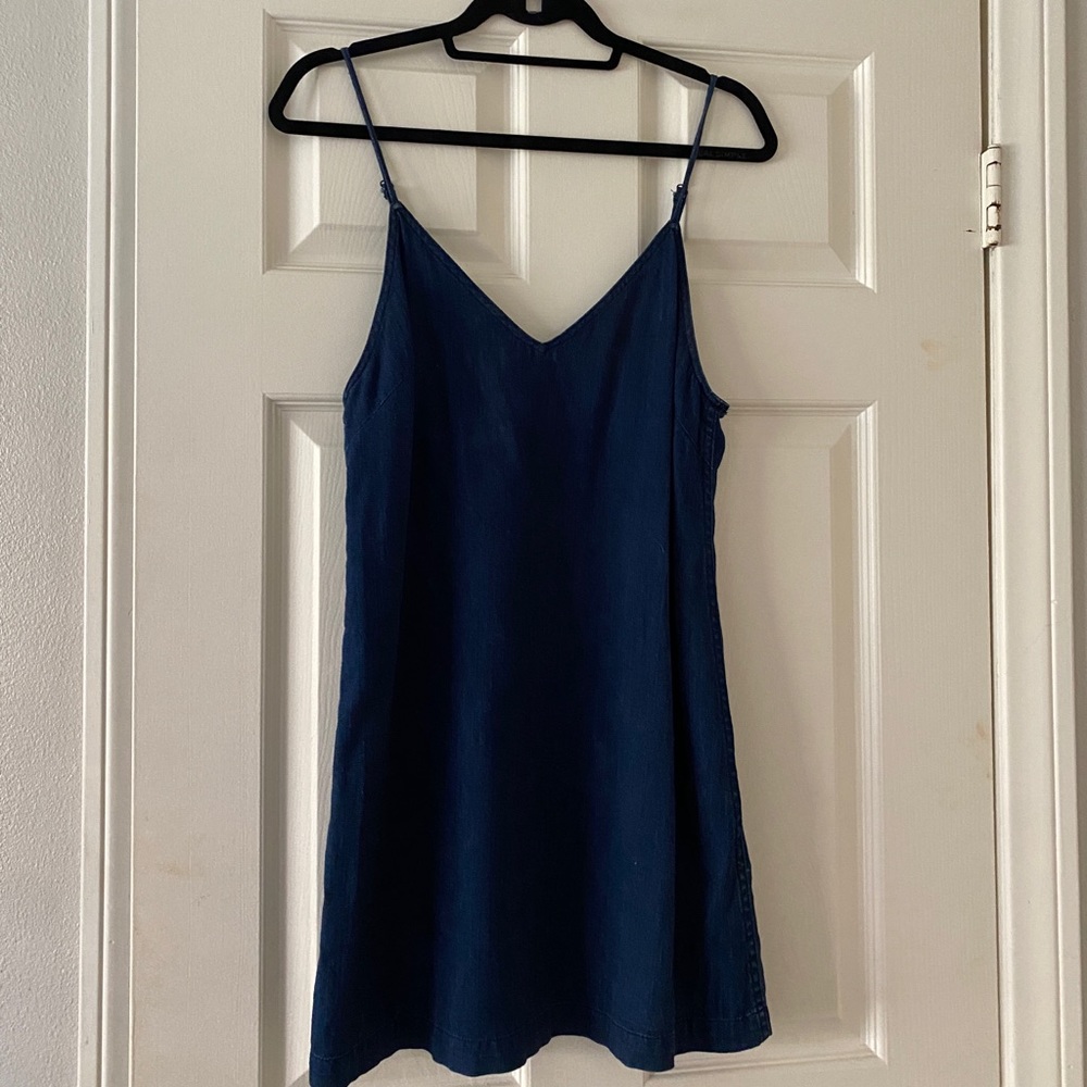 ARITZIA DENIM MINI DRESS SIZE S